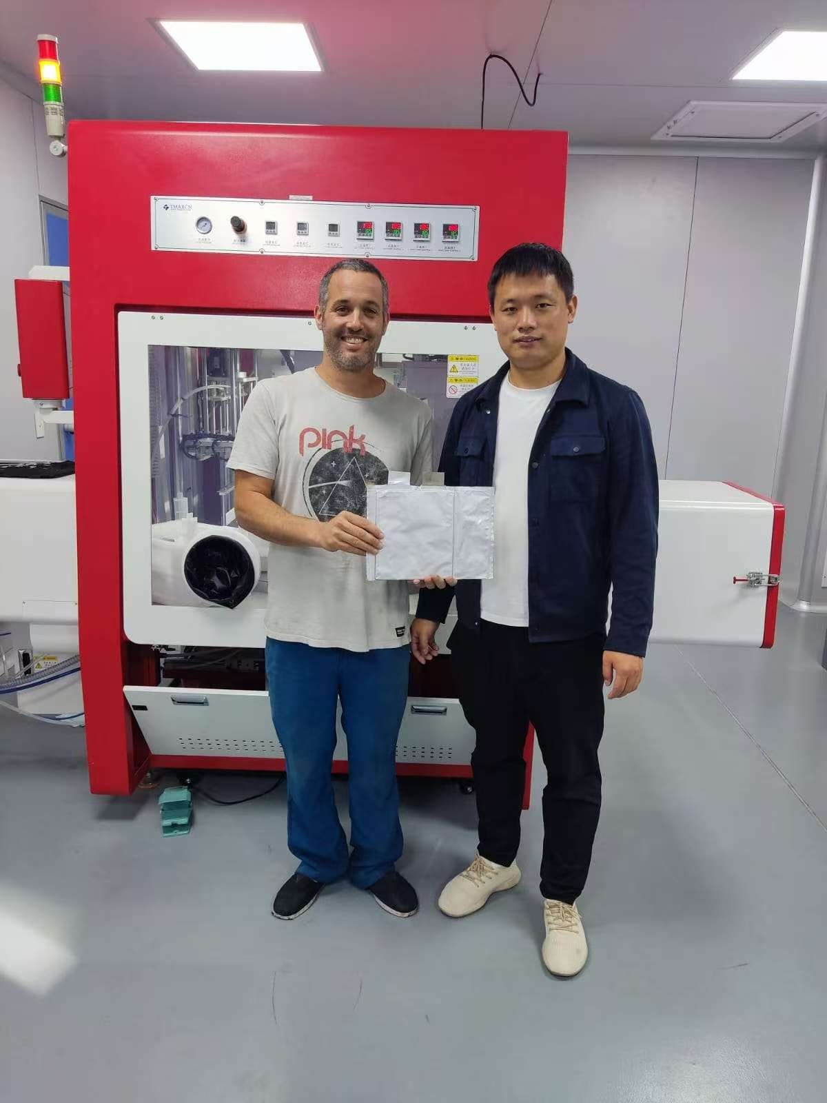 Argentina Pouch Cell Pilot Line Project-Installation&Debugging Successful